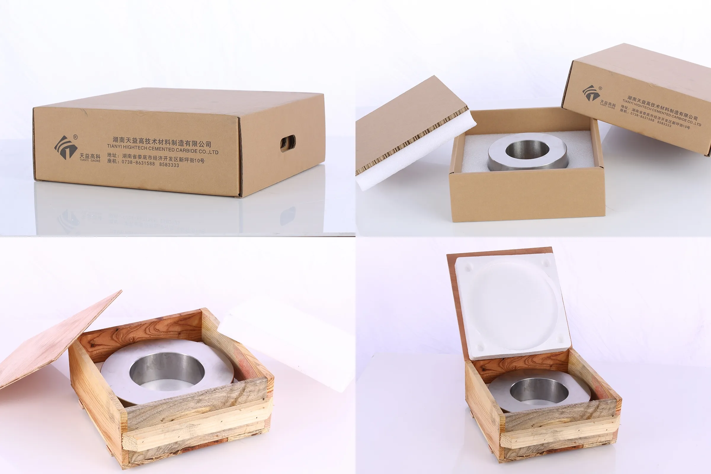 High Performance Tungsten Carbide Thread Roll Ring With Ribs